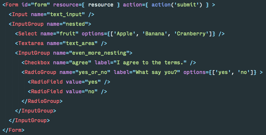 Privia Component Example